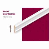 Guardasilla  PG-68 MDF prepintado 2,75M Paquete 6u ART.9021