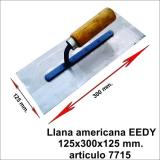 Llana americana EEDY 125x300x125 mm.art. 7715