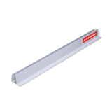 Perfil F pvc Blanco 10mm y 3m Art.10620