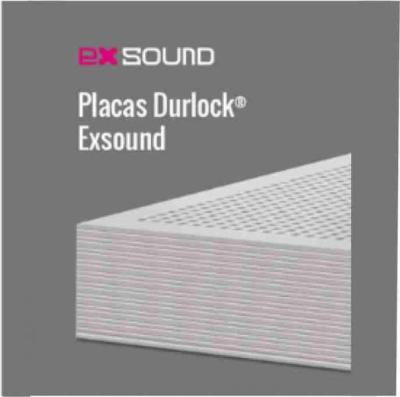placa DURLOCK 12.5mm1.20 m x 2.40 m. EXSOUN ART.1494