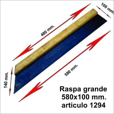 Raspa con mango madera EEDY 600mm..art. 1294