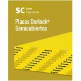 PLACA SEMICUBIERTO DURLOCK 1.20X2.40ML ART.978