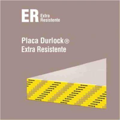 Placa DURLOKC ER 1.20 m x 2.40 m (12,5mm).P.60u. ART.9356