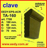 Clave EEDY-EPS-ACR TA-160 ART.7708